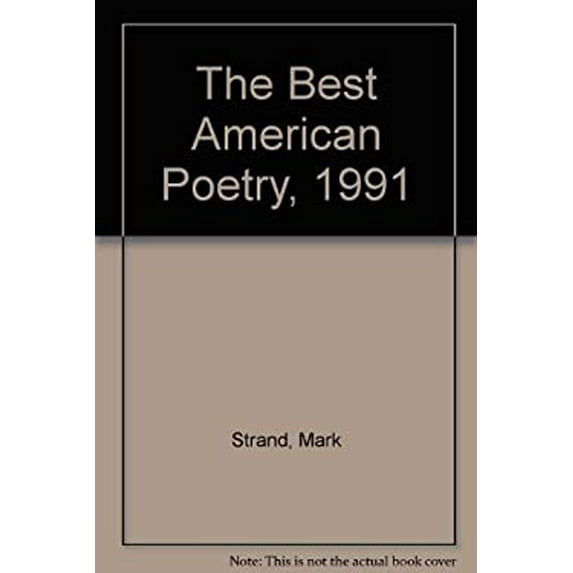 Pre-Owned The BEST AMERICAN POETRY 1991 (Hardcover) 0684193116 9780684193113