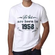 The Best Are Born In 1958 66th Birthday T-Shirt