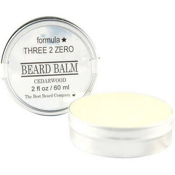 The Best Beard Company Formula Three 2 Zero Cedarwood Beard Balm, 2 fl oz