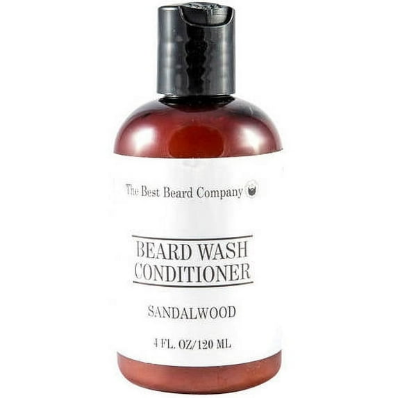 The Best Beard Company Sandalwood Beard Wash Conditioner, 4 fl oz
