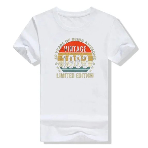 The Best Birthday Present Ever T Shirt for Men and Women 42 Year Old Gifts Vintage 1983 Limited Edition 42th Birthday T-Shirt