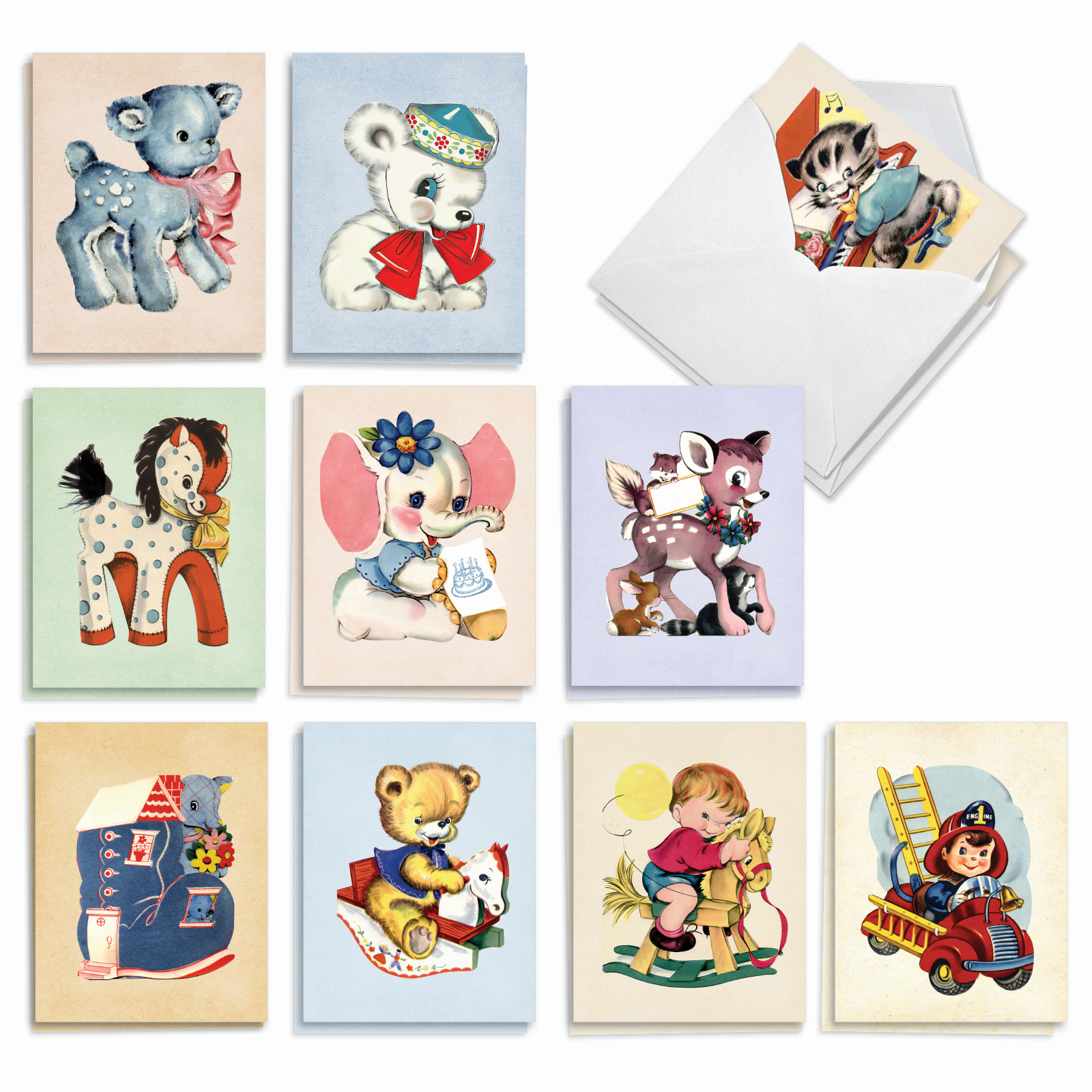 The Best Card Company 20 Assorted Blank Note Cards Bulk Box Set 4 x 5. ...