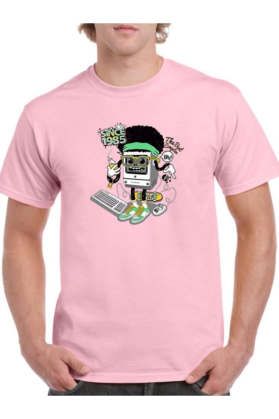 The Best Computer T-Shirt Men -Image by Shutterstock, Male Large