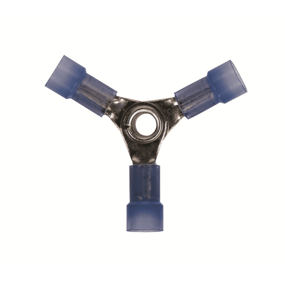 The Best Connection 16-14 Nylon 3 Way Connector Bl