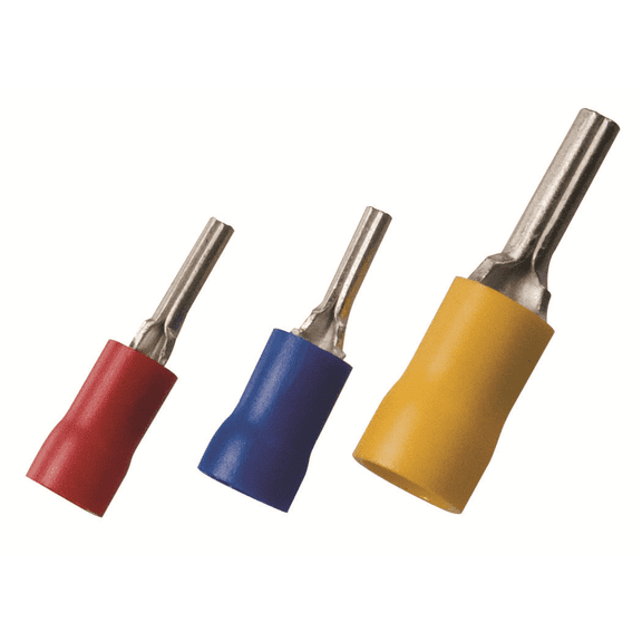 The Best Connection 22-18 Vinyl Pin Terminal Red