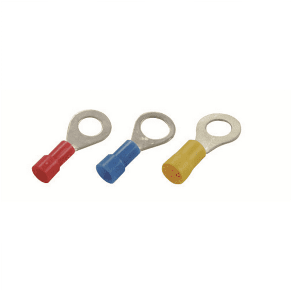 The Best Connection 8 AWG 5/16" Hd Vinyl Ring Red
