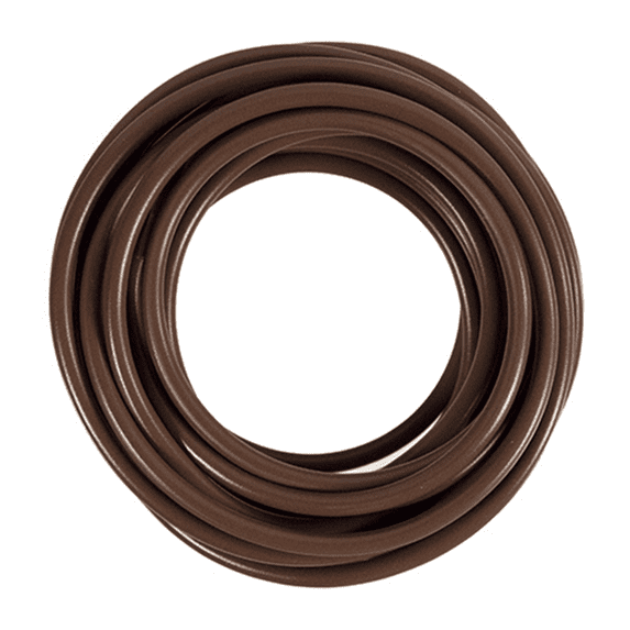 The Best Connection PRIME WIRE 80C 16 AWG, BROWN, 20'