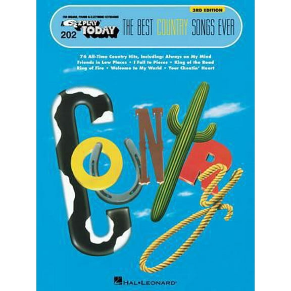 Pre-Owned The Best Country Songs Ever: E-Z Play Today Volume 202 (Paperback) 0793504961 9780793504961