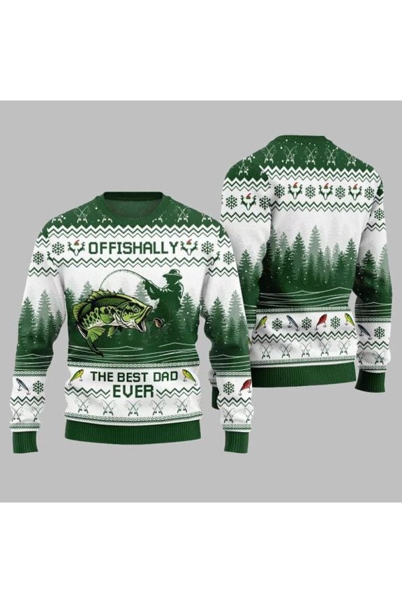 The Best Dad Ever Ugly Sweater Christmas 2025 002