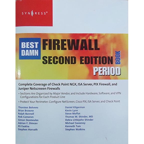Pre-Owned The Best Damn Firewall Book Period (Paperback) by Thomas W Shinder