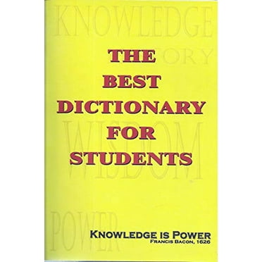 Pre-Owned The Best Dictionary for Students (Paperback) 1934669288 9781934669280