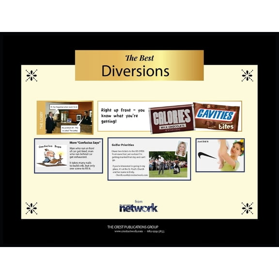 The Best Diversions: Humor From The Network, (Paperback)