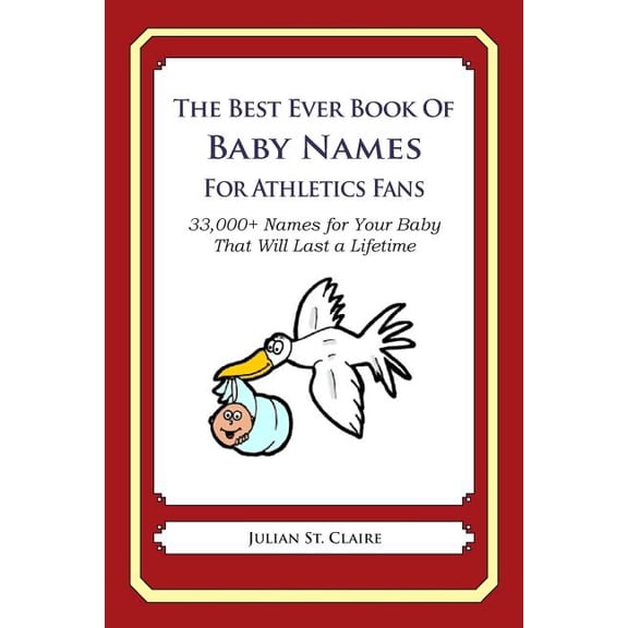 The Best Ever Book of Baby Names for Athletics Fans : 33,000+ Names for Your Baby That Will Last a Lifetime (Paperback)