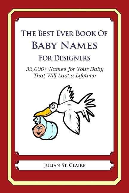 The Best Ever Book of Baby Names for Designers : 33,000+ Names for Your Baby That Will Last a Lifetime (Paperback)