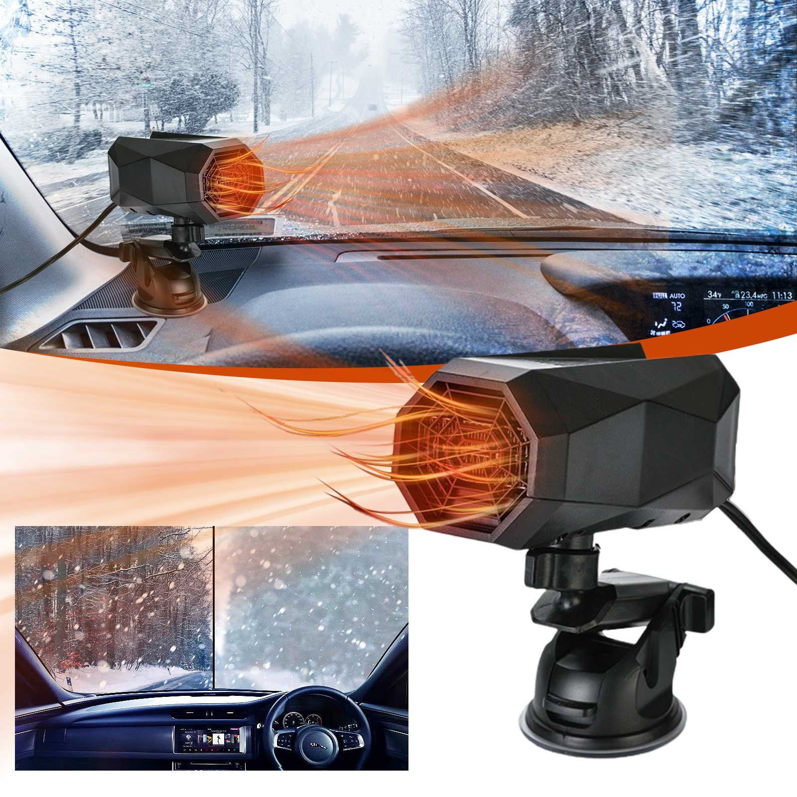 The Best Gift 12V Portable Car Heater Windshield 2 In1 Fast Car Heater