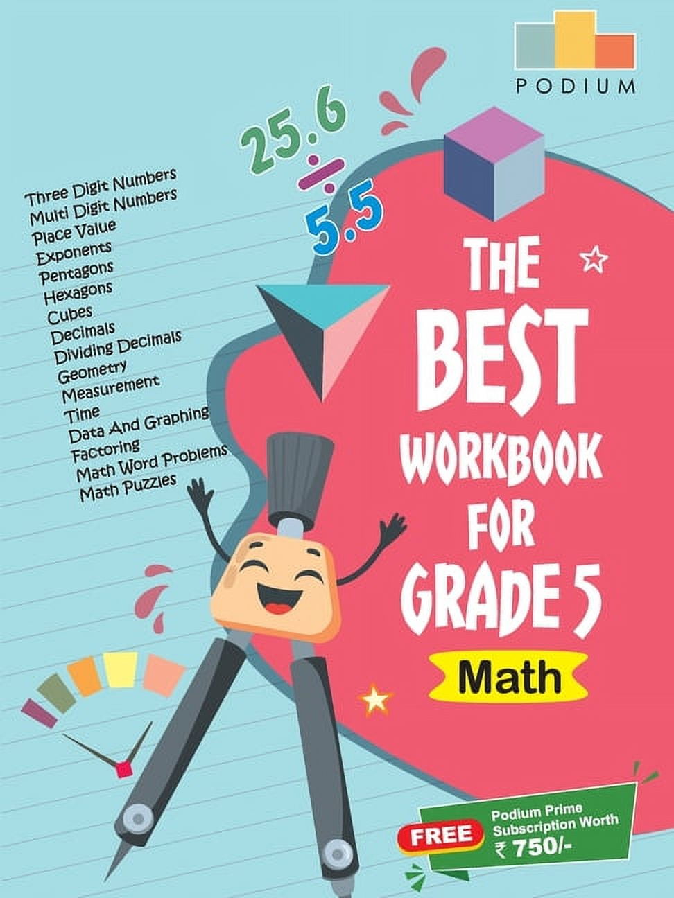 The Best Math Workbook for Grade 5 (Paperback)