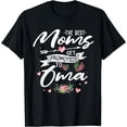 thumbnail image 1 of The Best Moms Get Promoted To Oma Funny Floral Mom Grandma T-Shirt, 1 of 3