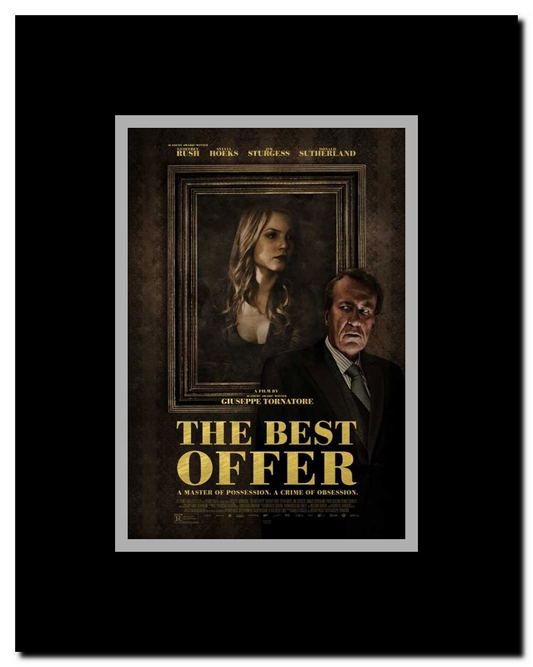 The Best Offer Framed Movie Poster