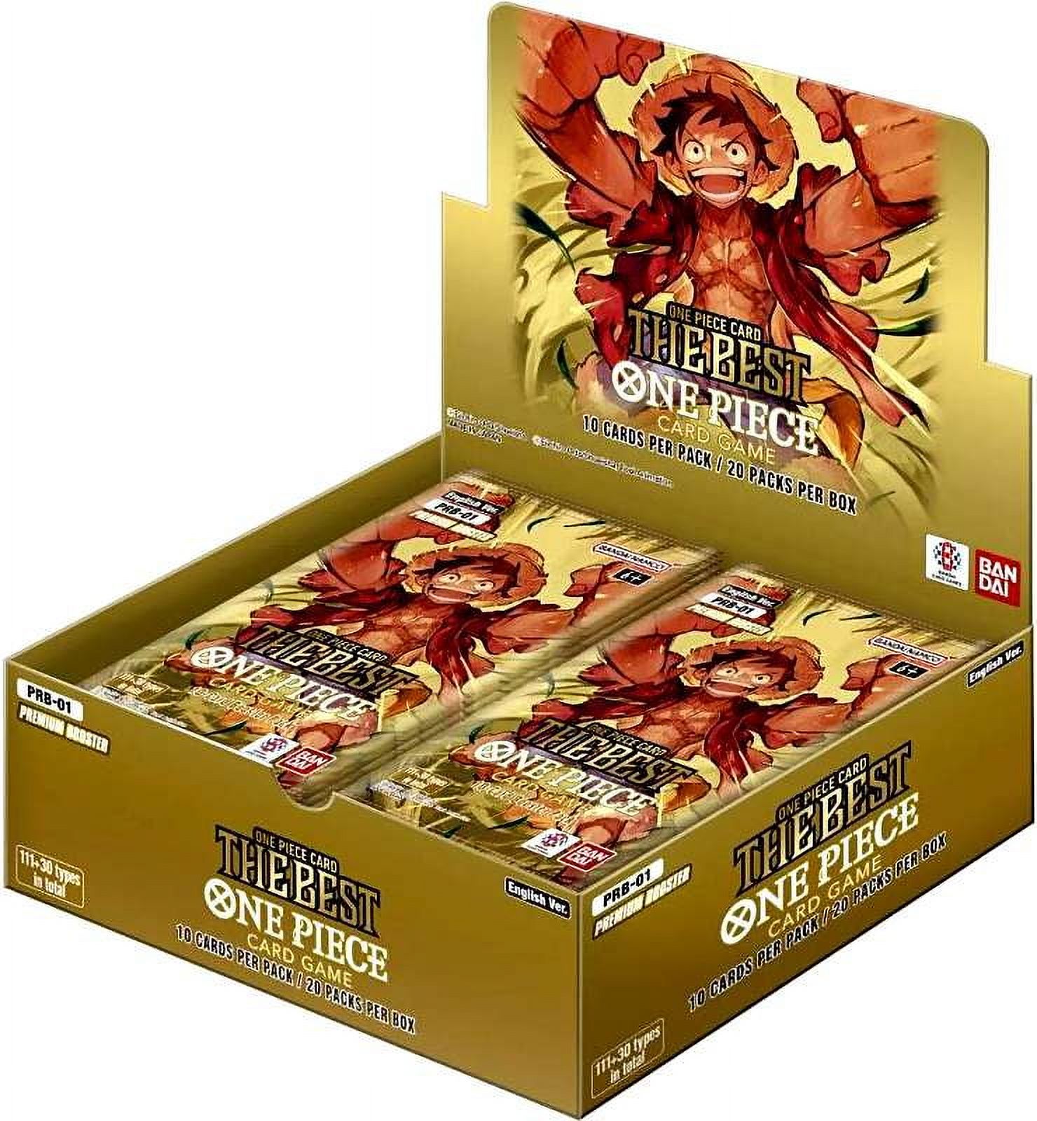 The Best [PRB-01] One Piece TCG Bandai Booster Box - Walmart.com