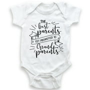 The Best Parents Get Promoted To Grandparents - Baby Bodysuit - Baby Boy - Baby Girl - Pregnancy Announcement