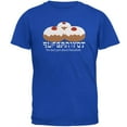 thumbnail image 1 of The Best Part About Hanukkah Sufganiyot Mens Soft T Shirt Royal SM, 1 of 1