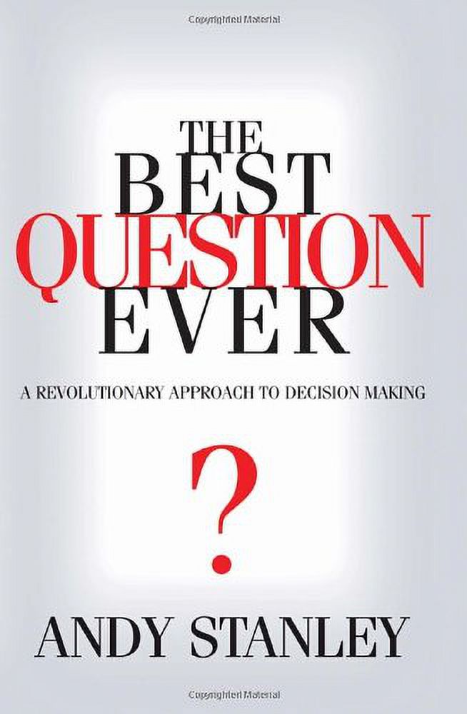 Pre-Owned The Best Question Ever Hardcover Andy Stanley