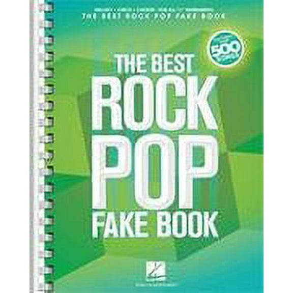 Hal Leonard The Best Rock Pop Fake Book - For C Instruments