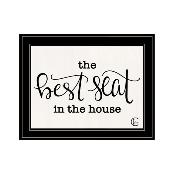 The Best Seat in the House by FearfullyMadeCreations Framed PrintWoodMulti-Color