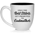 thumbnail image 1 of The Best Sisters Get Promoted To Godmother Ceramic Coffee Mug Tea Cup Gift (16oz White), 1 of 1