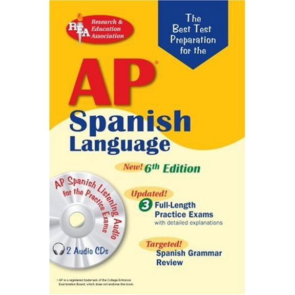 Pre-Owned The Best Test Preparation for the Ap Spanish Language Exam Paperback