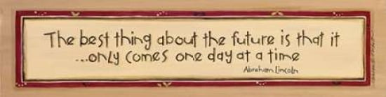 The Best Thing Canvas Art - Karen Tribbet (12 x 36)