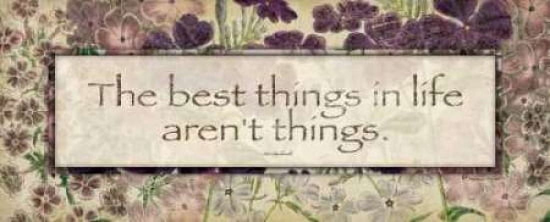 The Best Things Canvas Art - Stephanie Marrott (10 x 20)