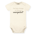 thumbnail image 1 of The Best Things In Life Are Unexpected Baby Bodysuit, Newborn Outfit, Baby Clothes, Gift&nbsp;for&nbsp;Children 0-3m Natural, 1 of 1