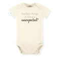 thumbnail image 1 of The Best Things In Life Are Unexpected Baby Bodysuit, Newborn Outfit, Baby Clothes, Gift&nbsp;for&nbsp;Children 6-9m Natural, 1 of 1