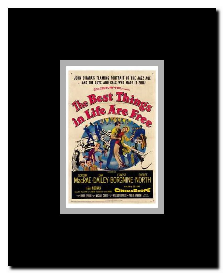 The Best Things in Life Are Free Framed Movie Poster