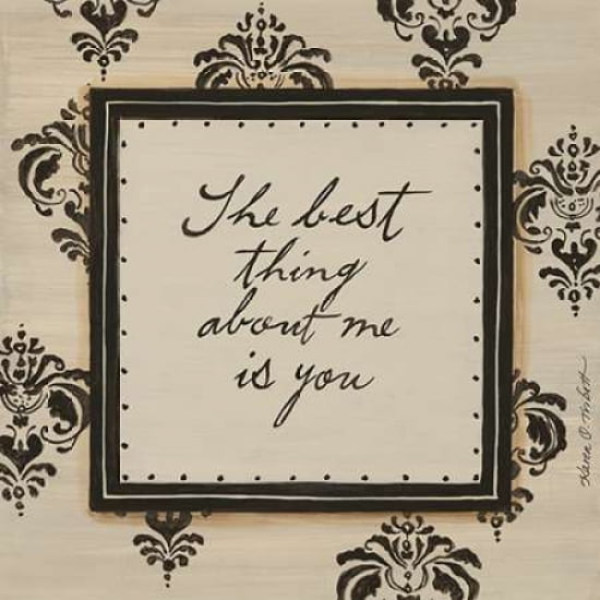 The Best Things in Life Canvas Art - Karen Tribbet (24 x 24)