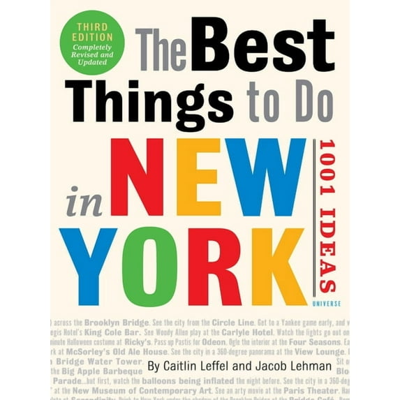 The Best Things to Do in New York: 1001 Ideas : 3rd Edition - Paperback