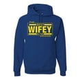 thumbnail image 1 of The Best Wifey in the Universe | Mens and Womens Mother's Day Hooded Sweatshirt Graphic Hoodie, Royal, Medium, 1 of 4