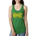 thumbnail image 1 of The Best Wifey in the Universe | Womens Mother's Day Jersey Racerback Tank Top, Kelly, Small, 1 of 4