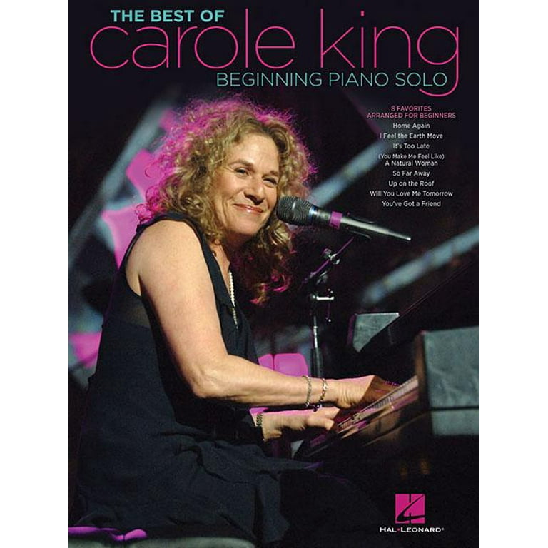 The Best of Carole King Beginning Piano Solo Paperback