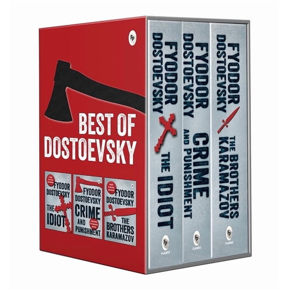 The Best of Dostoevsky Boxed Set - Timeless Masterpieces of Fyodor Dostoevsky / Crime and Punishment / The Idiot / Broth, (Paperback)