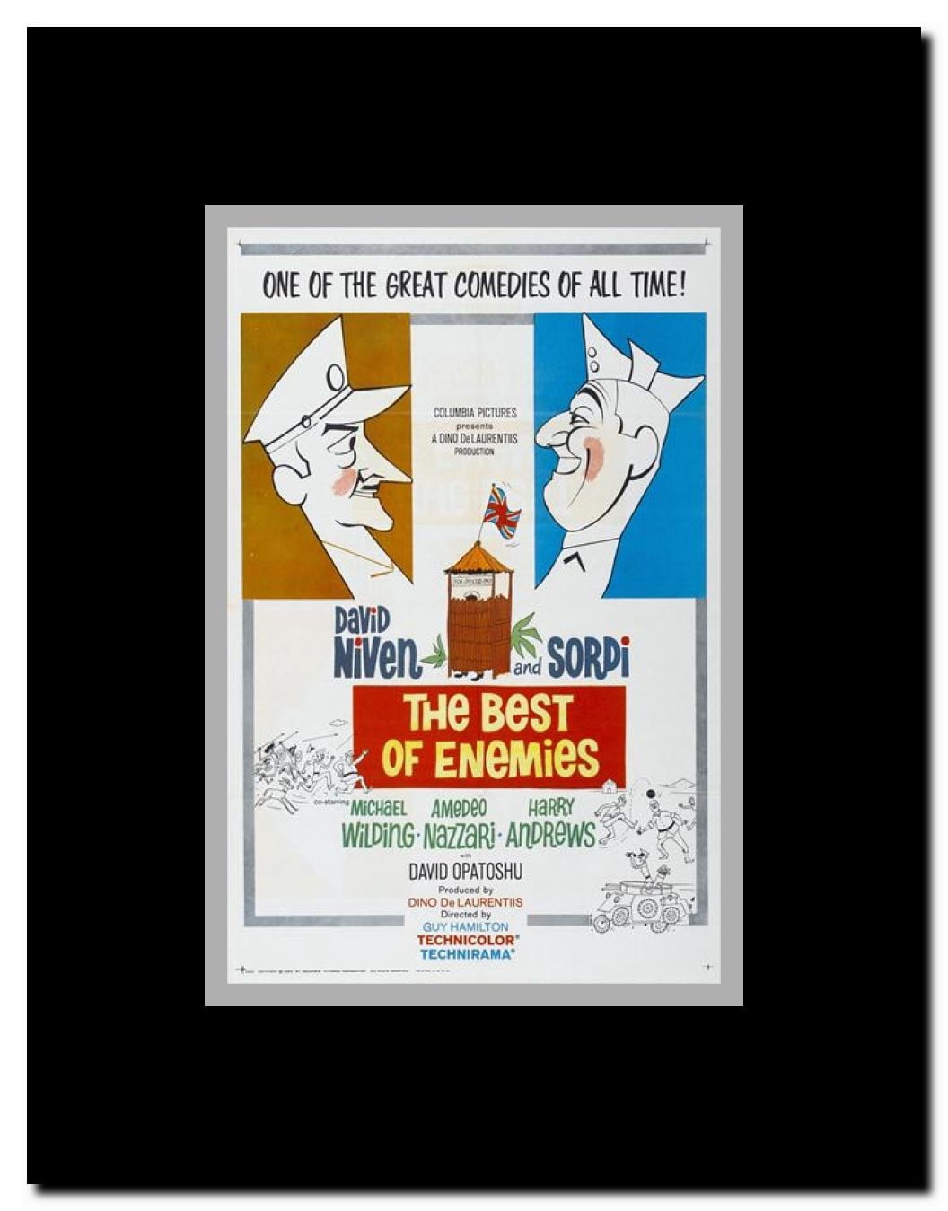 The Best of Enemies Framed Movie Poster