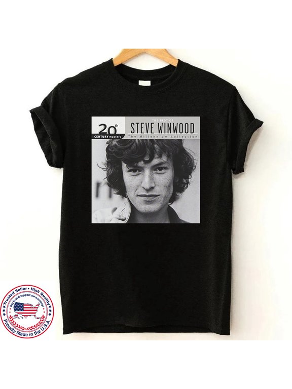 The Best of Steve Winwood Black Cotton T Shirt Size S-5XL
