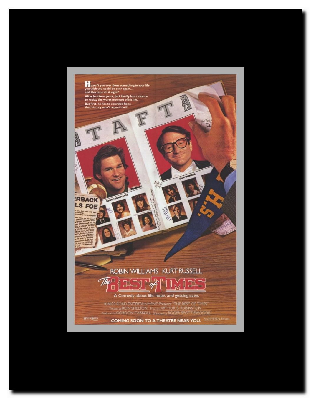 The Best of Times Framed Movie Poster