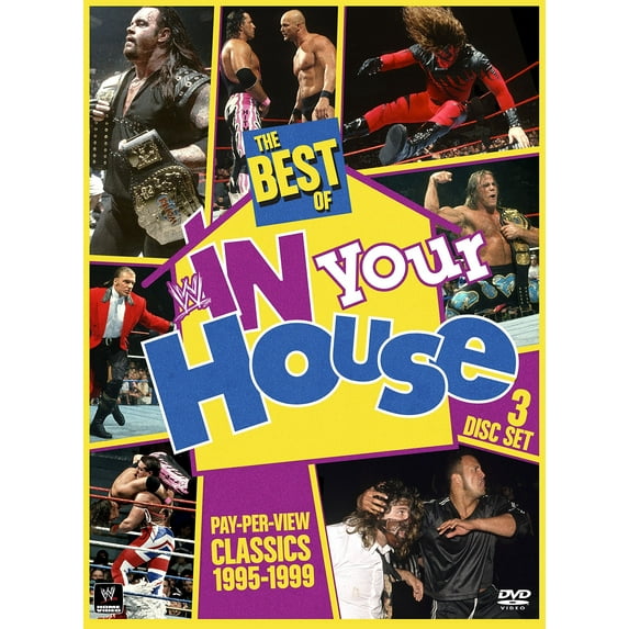 WWE: The Best of WWE In Your House (DVD, 2013, 3-Disc Set) NEW