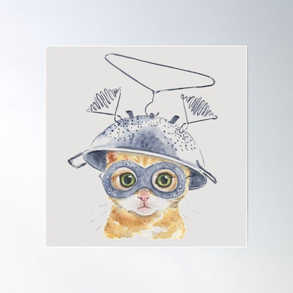 The Bestscottish Fold Cat Poster Wall Art, Modern Wall Decor For Living Room Bedroom, 30x30 UNFRAMED