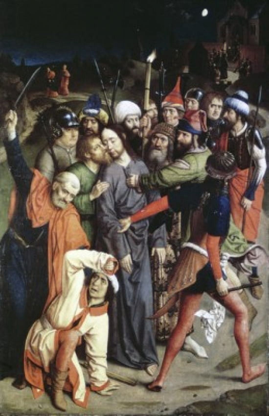 The Betrayal of Christ Hieronymus Bosch (1450-1516 Netherlandish) Canvas Art - Hieronymus Bosch (18 x 24)