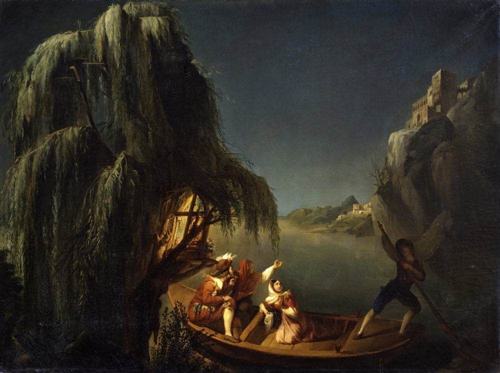The Betrothed Leaving Their Home Land Canvas Art - (24 x 18)