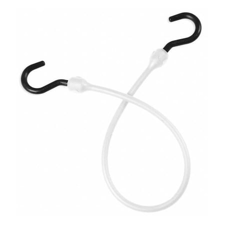 Bungee Cord,White,12 in. L,1-1/2 in. W BBC12NW