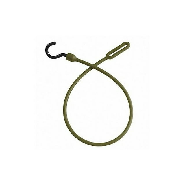 The Better Bungee J-Hook & C" Loop,1 1/2" W,Dark Green BBC30NMG